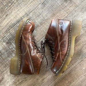 Doc martens brown booties 8UK 10 US
